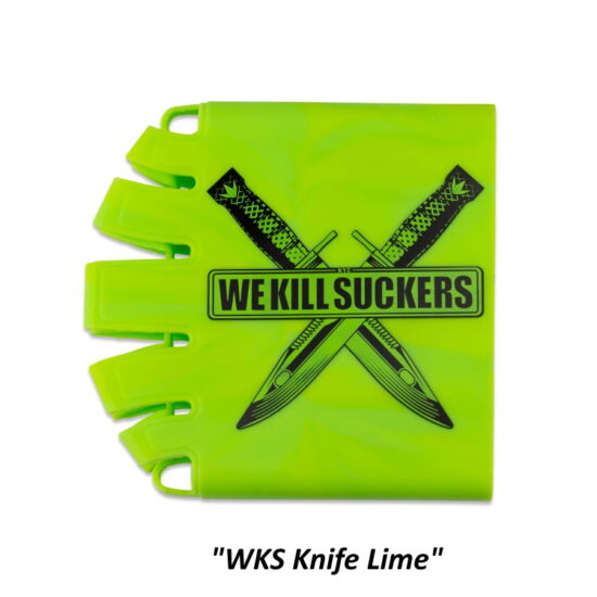 Bunkerkings_Knuckle_Butt_Tank Cover_WKSKnives_lime