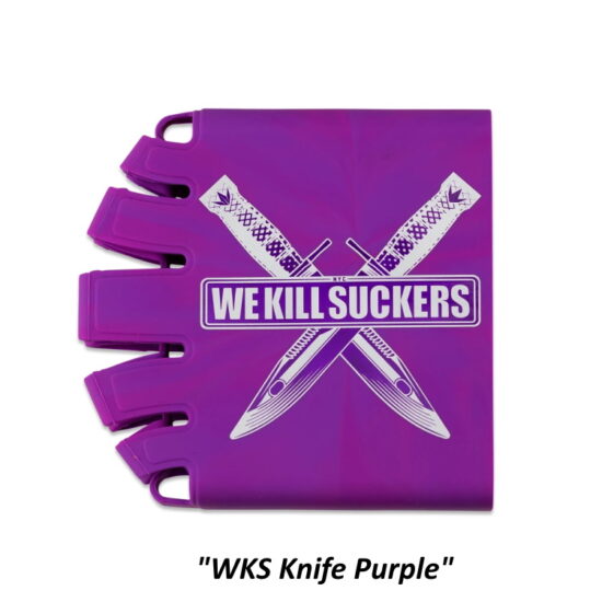 Bunkerkings_Knuckle_Butt_Tank Cover_WKSKnives_purple