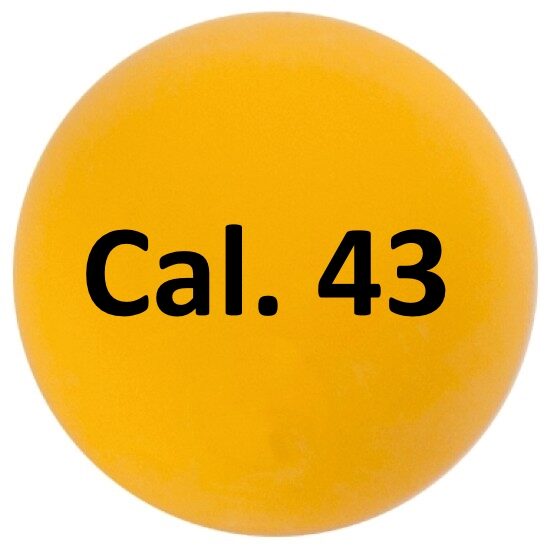 Paintball_Gummi_Geschosse_Rubber_Balls_gelb_cal_43