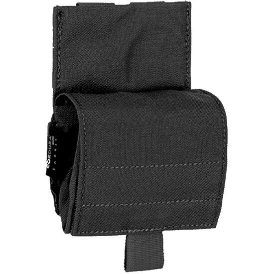 klappbare_Molle_Dump_Pouch_schwarz_zusammengerollt