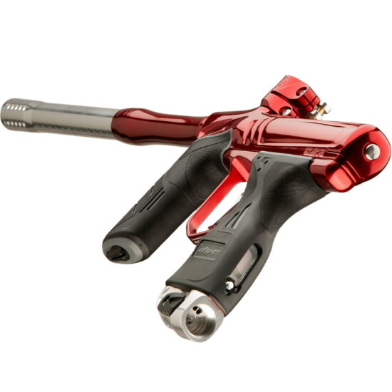 DYE_DSR+_Paintball_Markierer_Lava_Rot_Rot_Silber_POL_beauty